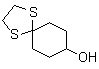 1,4-Dithiaspiro[4.5]decan-8-ol molecular structure (CAS 22428-86-0)
