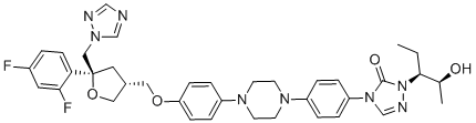 Posaconazole Impurity 45 (S,R,S,S) molecular structure (CAS 2243785-96-6)