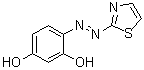 structure of CAS# 2246-46-0, 4-(2-Thiazolylazo)resorcinol;4-(2'-Thiazolylazo)resorcinol; NSC 298197; TAR
