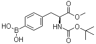 4-Borono-N-[(1,1-dimethylethoxy)carbonyl]-L-phenylalanine methyl ester molecular structure (CAS 224824-22-0)