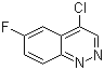结构式 CAS# 2251-62-9, 4-氯-6-氟噌啉