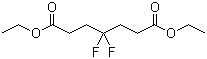 4,4-Difluoroheptanedioic acid diethyl ester molecular structure (CAS 22515-16-8)