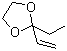 2-Ethyl-2-vinyl-1,3-dioxolane molecular structure (CAS 22515-82-8)