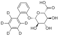 Glucuronide o-phenylphenol-d5 molecular structure (CAS 2251781-83-4)