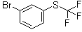 1-溴-3-三氟甲硫基苯分子结构 (CAS 2252-45-1)