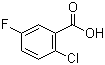 2-Chloro-5-fluorobenzoic acid molecular structure (CAS 2252-50-8)