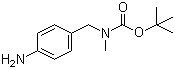 N-Methyl-N-(4-aminobenzyl)carbamic acid tert-butyl ester molecular structure (CAS 225240-83-5)