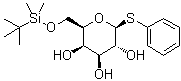 Phenyl 6-O-[(1,1-dimethylethyl)dimethylsilyl]-1-thio-beta-D-galactopyranoside molecular structure (CAS 225241-29-2)