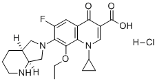 Moxifloxacin EP Impurity C HCl molecular structure (CAS 2252446-70-9)