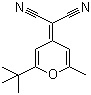 2-(2-tert-Butyl-6-methylpyran-4-ylidene)malononitrile molecular structure (CAS 225378-53-0)