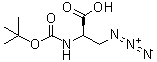3-Azido-N-[(1,1-dimethylethoxy)carbonyl]-D-alanine molecular structure (CAS 225780-77-8)