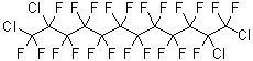 1,2,11,12-四氯二十二氟十二烷分子结构 (CAS 2263-97-0)