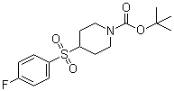 4-[(4-Fluorophenyl)sulfonyl]-1-piperidinecarboxylic acid tert-butyl ester molecular structure (CAS 226398-50-1)
