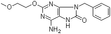6-氨基-7,9-二氢-2-(2-甲氧基乙氧基)-9-(苯甲基)-8H-嘌呤-8-酮分子结构 (CAS 226907-52-4)