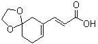 structure of CAS# 226916-19-4, (2E)-3-(1,4-Dioxaspiro[4.5]dec-7-en-7-yl)-2-propenoic acid