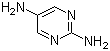 2,5-二氨基嘧啶分子结构 (CAS 22715-27-1)