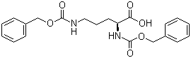 structure of CAS# 2274-58-0, N,N'-Bis[(phenylmethoxy)carbonyl]-L-ornithine;N2,N5-Bis[(phenylmethoxy)carbonyl]-L-ornithine; Cbz-Orn(Cbz)-OH