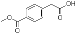 结构式 CAS# 22744-12-3, 4-(甲氧羰基)苯乙酸