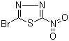 2-溴-5-硝基-1,3,4-噻二唑分子结构 (CAS 22758-10-7)