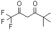特戊酰三氟丙酮分子结构 (CAS 22767-90-4)
