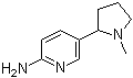 结构式 CAS# 22790-82-5, 6-氨基-DL-烟碱