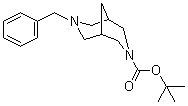 structure of CAS# 227940-71-8, tert-Butyl 7-benzyl-3,7-diazabicyclo[3.3.1]nonane-3-carboxylate;3-Benzyl-7-tert-butoxycarbonyl-3,7-diazabicyclo[3.3.1]nonane