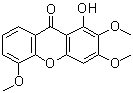 结构式 CAS# 22804-49-5, 1-羟基-2,3,5-三甲氧基-9H-氧杂蒽-9-酮