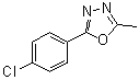 2-(4-氯苯基)-5-甲基-1,3,4-恶二唑分子结构 (CAS 22815-98-1)