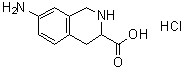 7-氨基-1,2,3,4-四氢-3-异喹啉羧酸单盐酸盐分子结构 (CAS 228728-10-7)