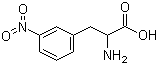 3-硝基-苯丙氨酸分子结构 (CAS 22888-56-8)