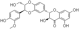 水飞蓟宾分子结构 (CAS 22888-70-6)
