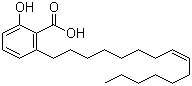 structure of CAS# 22910-60-7, Ginkgolic acid;6-[(8Z)-Pentadecenyl]-salicylic acid