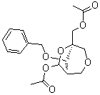 (1R,5R,7S,8S)-7-(Acetyloxy)-8-(phenylmethoxy)-3,6-dioxabicyclo[3.2.1]octane-5-methanol 5-acetate molecular structure (CAS 229469-37-8)