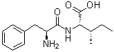 L-苯丙氨酰-L-异亮氨酸分子结构 (CAS 22951-94-6)