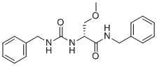 (R)-N-苄基-2-(3-苄基脲基)-3-甲氧基丙酰胺分子结构 (CAS 2295925-90-3)