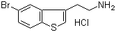 structure of CAS# 22964-00-7, 5-Bromobenzo[b]thiophene-3-ethylamine hydrochloride;5-Bromobenzo[b]thiophene-3-ethanamine hydrochloride