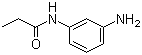 structure of CAS# 22987-10-6, N-(3-Aminophenyl)propionamide