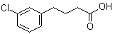 structure of CAS# 22991-05-5, 3-Chlorobenzenebutanoic acid;4-(3-Chlorophenyl)butyric acid