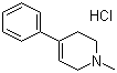 1-甲基-4-苯基-1,2,3,6-四氢吡啶盐酸盐分子结构 (CAS 23007-85-4)