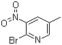 2-溴-5-甲基-3-硝基吡啶分子结构 (CAS 23056-46-4)