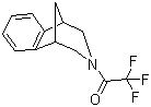 2,3,4,5-四氢-3-(三氟乙酰基)-1,5-甲桥-1H-3-苯并氮杂卓分子结构 (CAS 230615-51-7)
