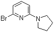 2-溴-6-(吡咯烷-1-基)吡啶分子结构 (CAS 230618-41-4)