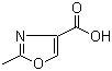 structure of CAS# 23062-17-1, 2-Methyloxazole-4-carboxylic acid;2-Methyl-1,3-oxazole-4-carboxylic acid
