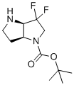 叔-丁基(3AS,6AR)-6,6-二氟-1,2,3,3A,5,6A-六氢吡咯并[3,2-B]吡咯-4-羧酸酯分子结构 (CAS 2306247-45-8)