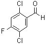 2,5-二氯-4-氟苯甲醛分子结构 (CAS 230642-93-0)