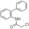 N-(联苯-2-基)-2-氯乙酰胺分子结构 (CAS 23088-28-0)