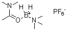 (N,N-二甲基乙酰胺)二氢(三甲胺)硼六氟磷酸盐分子结构 (CAS 23108-81-8)
