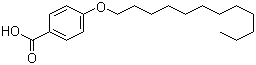 4-十二烷氧基苯甲酸分子结构 (CAS 2312-15-4)