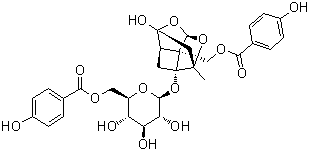 牡丹皮苷 H分子结构 (CAS 231280-71-0)
