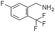 结构式 CAS# 231291-14-8, 5-氟-2-三氟甲基苄胺